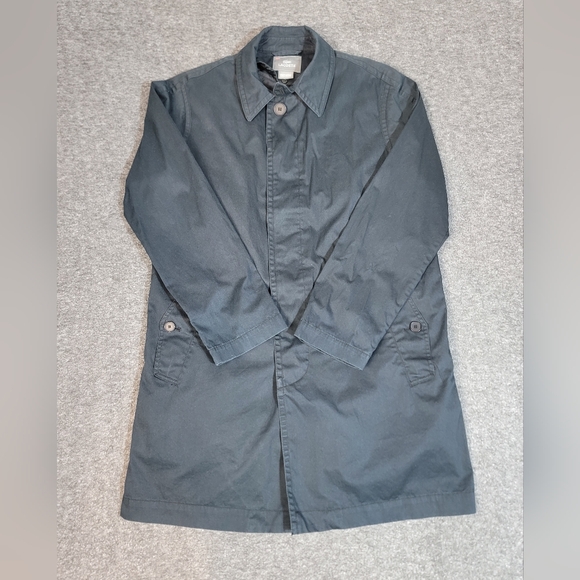 Lacoste Men’s 48/3 XL Black Trench Coat Jacket Mac Overcoat Devanlay - Picture 1 of 15
